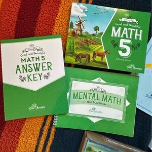 The Good and the Beautiful Level 5 Math bundle
